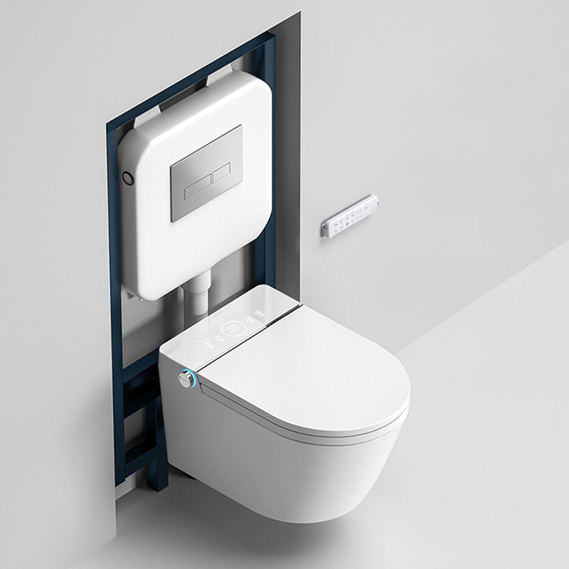 Modern Wall Mount Urine Toilet Siphon Jet Toilet Bowl with Toilet Seat Clearhalo 'Bathroom Remodel & Bathroom Fixtures' 'Home Improvement' 'home_improvement' 'home_improvement_toilets' 'Toilets & Bidets' 'Toilets' 6483121