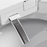 Modern White Flush Toilet Concealed Tank One-Piece Toilet with Slow Close Seat Clearhalo 'Bathroom Remodel & Bathroom Fixtures' 'Home Improvement' 'home_improvement' 'home_improvement_toilets' 'Toilets & Bidets' 'Toilets' 6483130