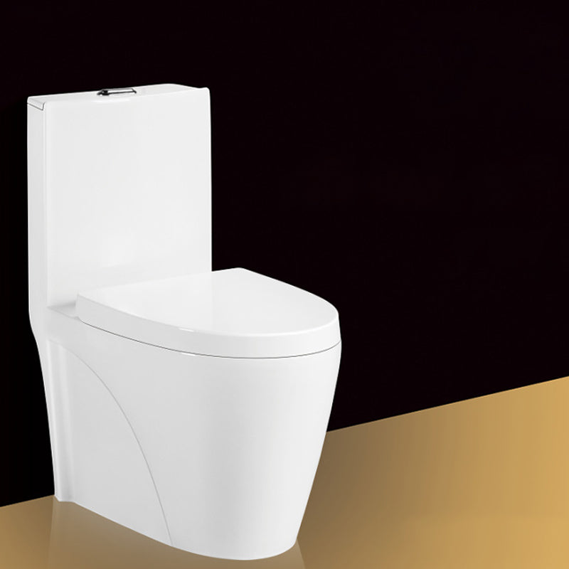 Modern One Piece Toilet Floor Mounted White Toilet Bowl with Seat for Washroom 15"L x 28"W x 31"H Clearhalo 'Bathroom Remodel & Bathroom Fixtures' 'Home Improvement' 'home_improvement' 'home_improvement_toilets' 'Toilets & Bidets' 'Toilets' 6483203