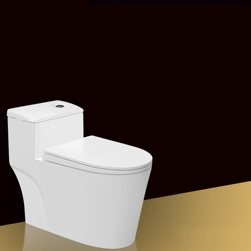 Modern One Piece Toilet Floor Mounted White Toilet Bowl with Seat for Washroom 15"L x 28"W x 25"H Clearhalo 'Bathroom Remodel & Bathroom Fixtures' 'Home Improvement' 'home_improvement' 'home_improvement_toilets' 'Toilets & Bidets' 'Toilets' 6483204