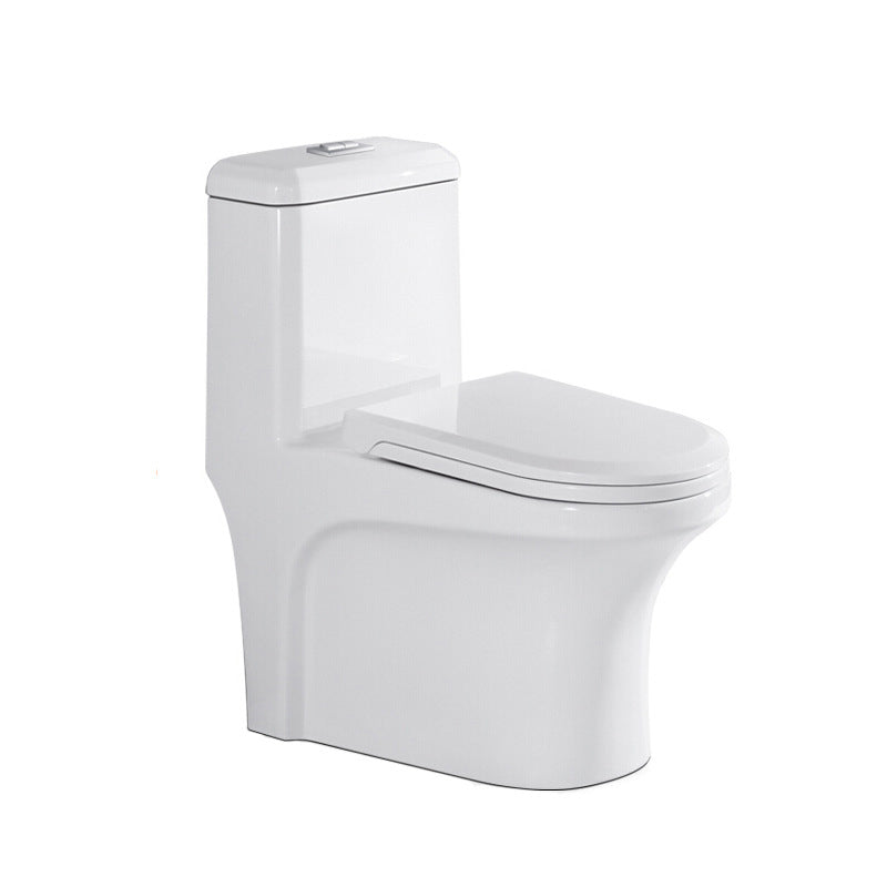 Modern One Piece Toilet Floor Mounted White Toilet Bowl with Seat for Washroom Clearhalo 'Bathroom Remodel & Bathroom Fixtures' 'Home Improvement' 'home_improvement' 'home_improvement_toilets' 'Toilets & Bidets' 'Toilets' 6483208