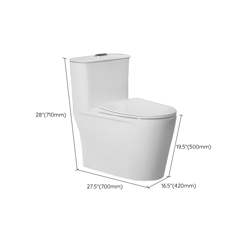 Modern One Piece Toilet Floor Mounted White Toilet Bowl with Seat for Washroom Clearhalo 'Bathroom Remodel & Bathroom Fixtures' 'Home Improvement' 'home_improvement' 'home_improvement_toilets' 'Toilets & Bidets' 'Toilets' 6483214
