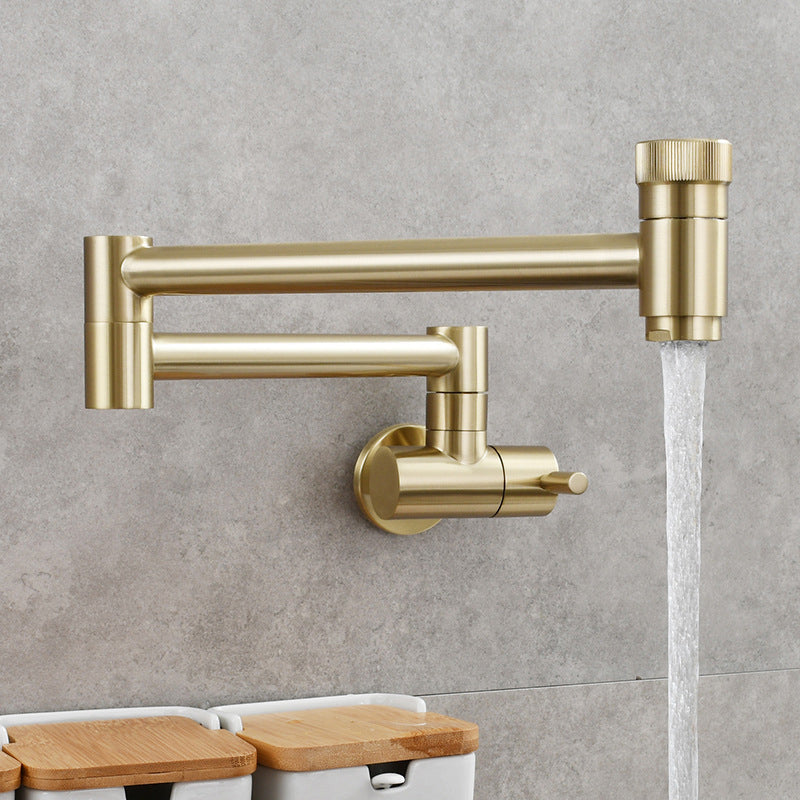 Modern Vessel Faucet Brass Lever Handles Bathroom Sink Faucet Light Gold Clearhalo 'Bathroom Remodel & Bathroom Fixtures' 'Bathroom Sink Faucets' 'Bathroom Sinks & Faucet Components' 'bathroom_sink_faucets' 'Home Improvement' 'home_improvement' 'home_improvement_bathroom_sink_faucets' 6484184