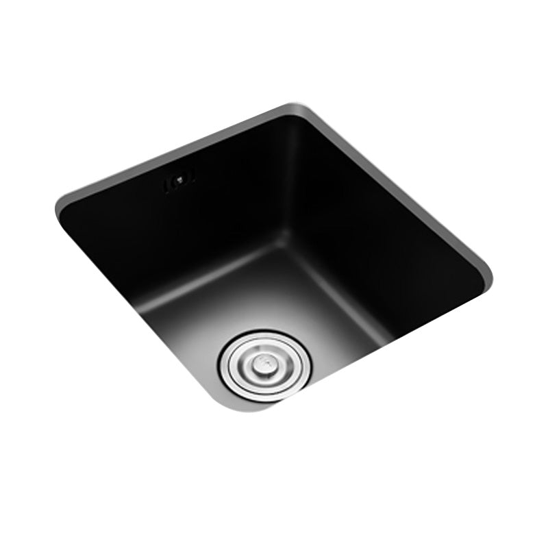 Contemporary Style Kitchen Sink Stainless Steel Square Undermount Kitchen Sink Clearhalo 'Home Improvement' 'home_improvement' 'home_improvement_kitchen_sinks' 'Kitchen Remodel & Kitchen Fixtures' 'Kitchen Sinks & Faucet Components' 'Kitchen Sinks' 'kitchen_sinks' 6485497