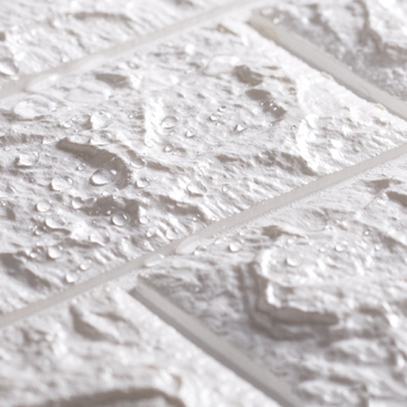 Modern Wall Tile PVC 3D Embossed Self-Adhesive Waterproof Indoor Wall Panel Clearhalo 'Flooring 'Home Improvement' 'home_improvement' 'home_improvement_wall_paneling' 'Wall Paneling' 'wall_paneling' 'Walls & Ceilings' Walls and Ceiling' 6485711