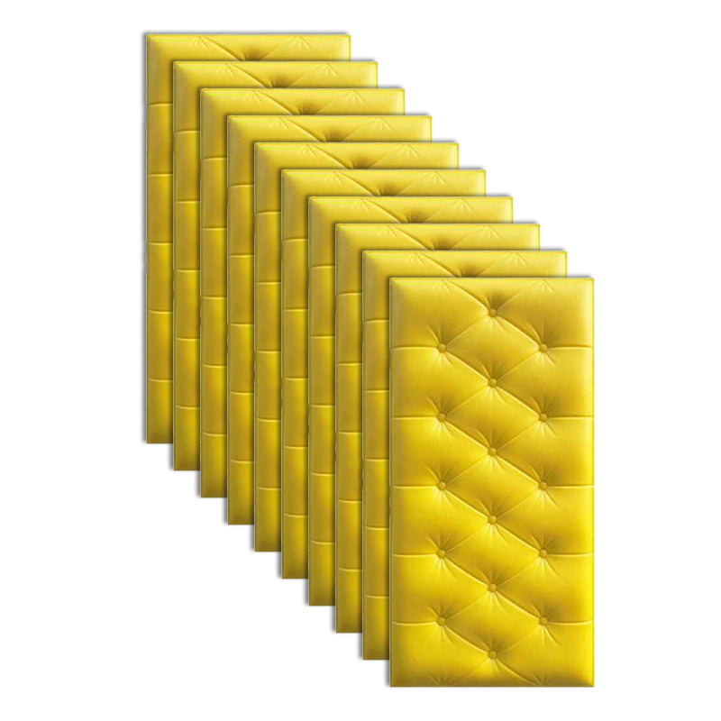 Modern Wainscoting PVC 3D Embossed Waterproof Indoor Wall Access Panel Yellow Clearhalo 'Flooring 'Home Improvement' 'home_improvement' 'home_improvement_wall_paneling' 'Wall Paneling' 'wall_paneling' 'Walls & Ceilings' Walls and Ceiling' 6485719