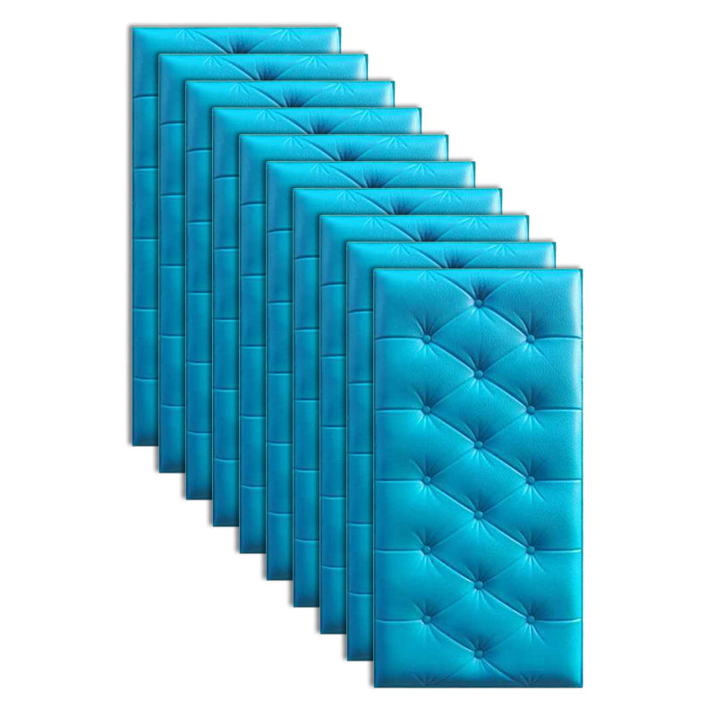 Modern Wainscoting PVC 3D Embossed Waterproof Indoor Wall Access Panel Blue Clearhalo 'Flooring 'Home Improvement' 'home_improvement' 'home_improvement_wall_paneling' 'Wall Paneling' 'wall_paneling' 'Walls & Ceilings' Walls and Ceiling' 6485725