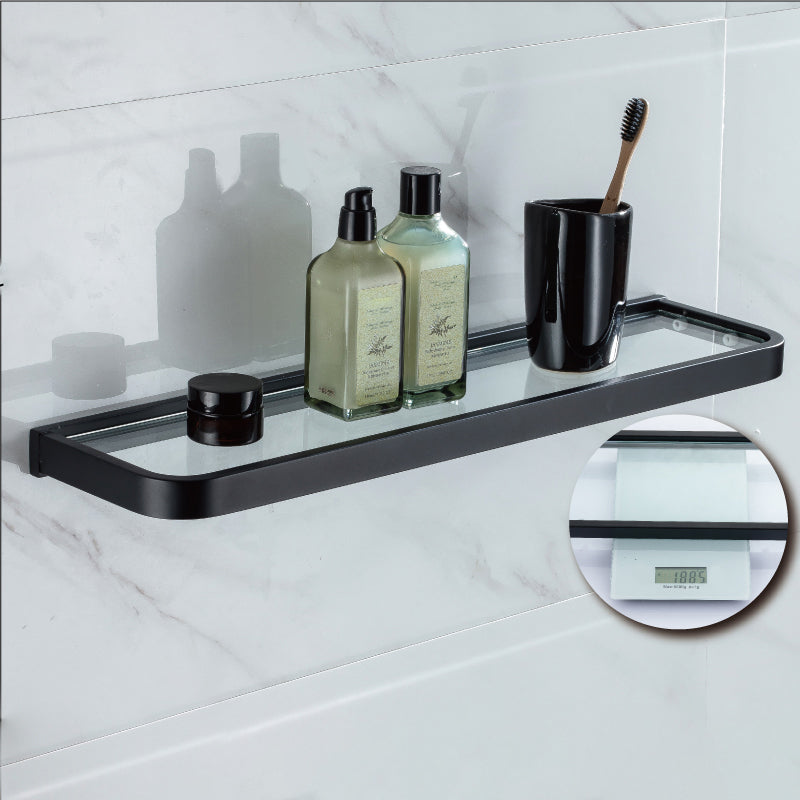 Modern Classic Bath Hardware Set in Stainless Steel Matte Black Robe Hooks/Towel Ring Bar Clearhalo 'Bathroom Hardware Sets' 'Bathroom Hardware' 'Bathroom Remodel & Bathroom Fixtures' 'bathroom_hardware_sets' 'Home Improvement' 'home_improvement' 'home_improvement_bathroom_hardware_sets' 6495710