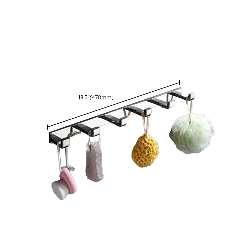 Polished Chrome Modern Bathroom Accessory Set in Stainless Steel Towel Bar/Soap Dish Clearhalo 'Bathroom Hardware Sets' 'Bathroom Hardware' 'Bathroom Remodel & Bathroom Fixtures' 'bathroom_hardware_sets' 'Home Improvement' 'home_improvement' 'home_improvement_bathroom_hardware_sets' 6495854