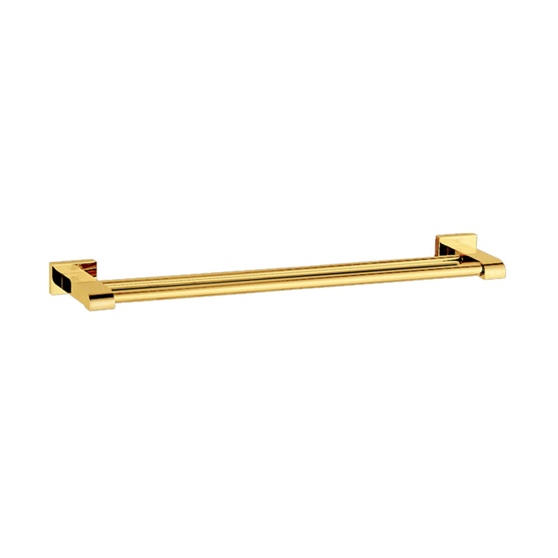 Modern Towel Bar Bathroom Hardware Set Bath Shelf Gold Bathroom Accessory Set Clearhalo 'Bathroom Hardware Sets' 'Bathroom Hardware' 'Bathroom Remodel & Bathroom Fixtures' 'bathroom_hardware_sets' 'Home Improvement' 'home_improvement' 'home_improvement_bathroom_hardware_sets' 6495880