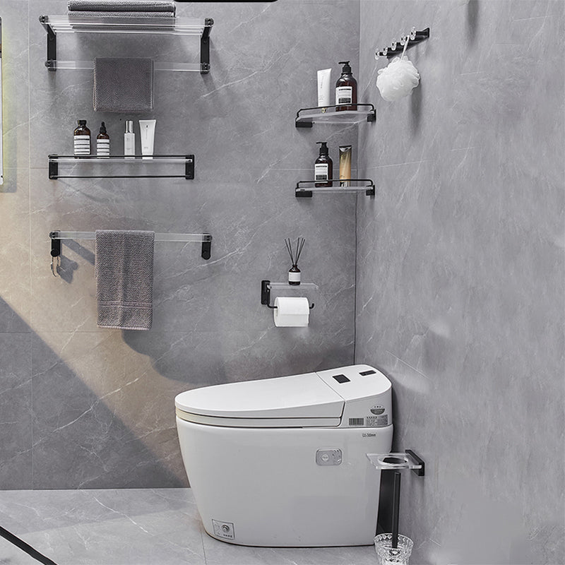 Kit de accesorios de baño blanco moderno, estante para baño, toallero,  juego de accesorios para baño - Clearhalo