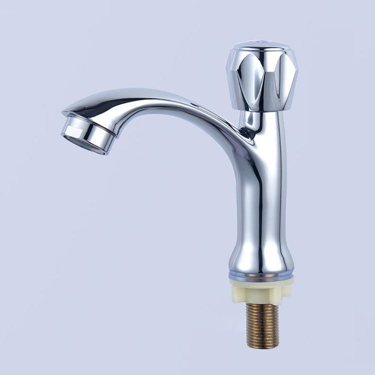 Modern Vessel Faucet Stainless Steel Low Arc Basin Lavatory Faucet Clearhalo 'Bathroom Remodel & Bathroom Fixtures' 'Bathroom Sink Faucets' 'Bathroom Sinks & Faucet Components' 'bathroom_sink_faucets' 'Home Improvement' 'home_improvement' 'home_improvement_bathroom_sink_faucets' 6497458