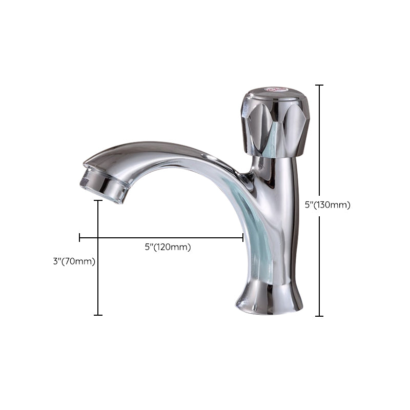 Modern Vessel Faucet Stainless Steel Low Arc Basin Lavatory Faucet Clearhalo 'Bathroom Remodel & Bathroom Fixtures' 'Bathroom Sink Faucets' 'Bathroom Sinks & Faucet Components' 'bathroom_sink_faucets' 'Home Improvement' 'home_improvement' 'home_improvement_bathroom_sink_faucets' 6497472