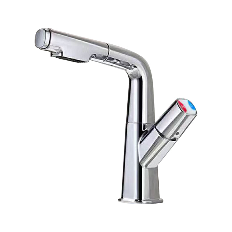 Rotatable Modern Sink Faucet Knob Handle Faucet for Bathroom Clearhalo 'bathroom_sink_faucets' 'Conjunta de Baño y Conjunta de Grifo' 'Coronamiento de Baño y Dispositivo de Baño' 'Grifo del lavabo del baño' 'Hogar' 'home_improvement' 'home_improvement_bathroom_sink_faucets' 'Mejoras para el hogar' 6502458