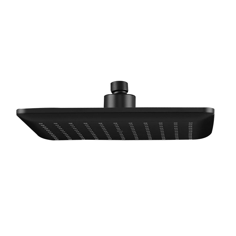 Modern Square Matte Black Shower Head Rain Fall Shower Head Combo Clearhalo 'Bathroom Remodel & Bathroom Fixtures' 'Home Improvement' 'home_improvement' 'home_improvement_shower_heads' 'Shower Heads' 'shower_heads' 'Showers & Bathtubs Plumbing' 'Showers & Bathtubs' 6502992