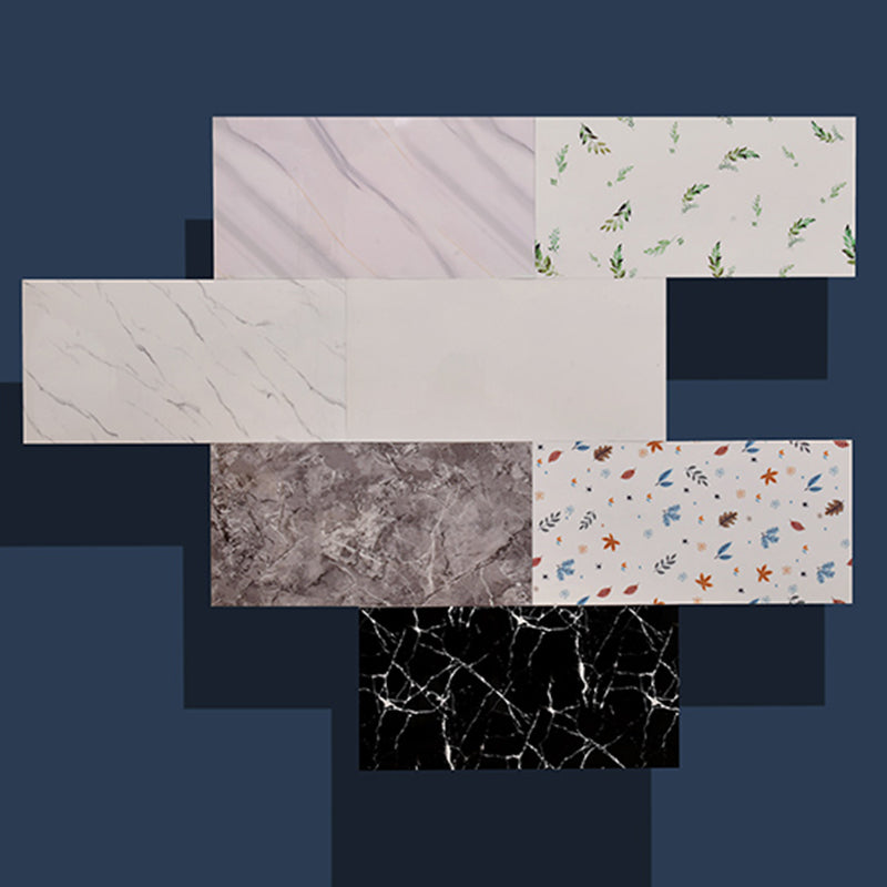 Modern Bathroom Wall Tile Peel and Stick Waterproof Imitation Ceramic Tile Clearhalo 'Flooring 'Home Improvement' 'home_improvement' 'home_improvement_peel_stick_blacksplash' 'Peel & Stick Backsplash Tile' 'peel_stick_blacksplash' 'Walls & Ceilings' Walls and Ceiling' 6503096