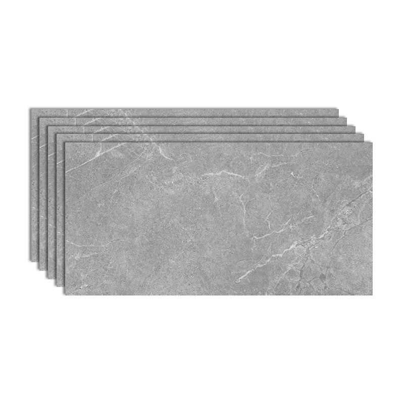 Floor Wall Tile Ceramic Marble Print Rectangle Indoor Wall & Floor Tile Light Gray 30 Pieces Clearhalo 'Floor Tiles & Wall Tiles' 'floor_tiles_wall_tiles' 'Flooring 'Home Improvement' 'home_improvement' 'home_improvement_floor_tiles_wall_tiles' Walls and Ceiling' 6503241