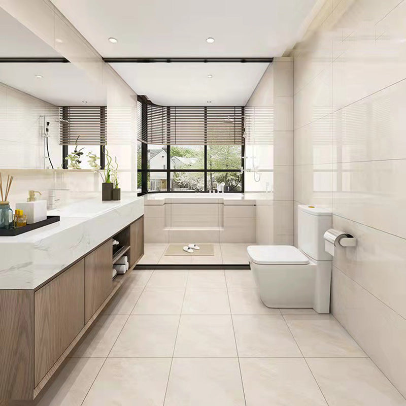 Bathroom Floor Wall Tile Marble Print Rectangle Indoor Wall Tile Beige 15 Carton-90 Pieces Clearhalo 'Floor Tiles & Wall Tiles' 'floor_tiles_wall_tiles' 'Flooring 'Home Improvement' 'home_improvement' 'home_improvement_floor_tiles_wall_tiles' Walls and Ceiling' 6503268