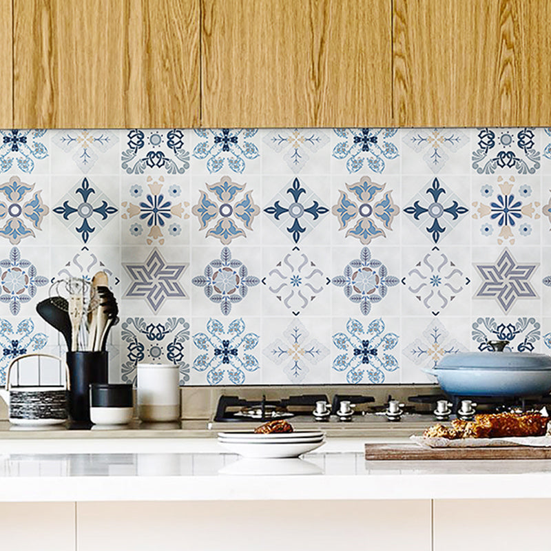 Kitchen Wall Tile Peel and Stick Floral Print Stick Wallpaper Clearhalo 'Flooring 'Home Improvement' 'home_improvement' 'home_improvement_peel_stick_blacksplash' 'Peel & Stick Backsplash Tile' 'peel_stick_blacksplash' 'Walls & Ceilings' Walls and Ceiling' 6503468