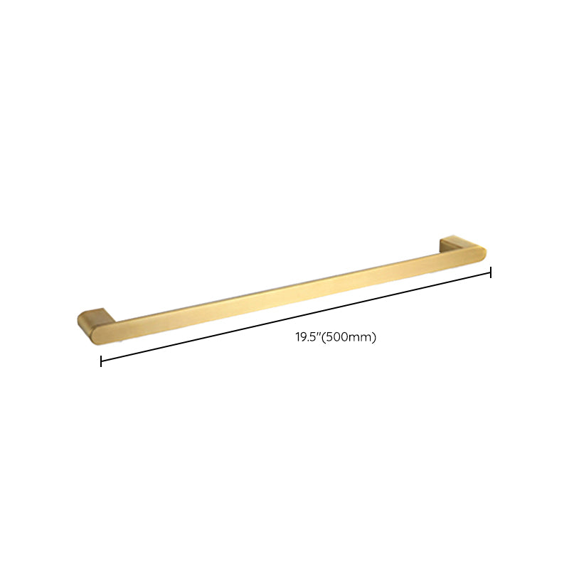 Modern Bathroom Hardware Set Gold Towel Bar Bath Hardware Set Clearhalo 'Bathroom Hardware Sets' 'Bathroom Hardware' 'Bathroom Remodel & Bathroom Fixtures' 'bathroom_hardware_sets' 'Home Improvement' 'home_improvement' 'home_improvement_bathroom_hardware_sets' 6506694