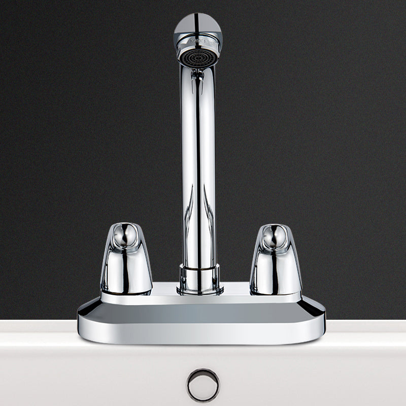 2 Handle Modern Vessel Sink Faucet Swivel Spout Bathroom Faucet Clearhalo 'Bathroom Remodel & Bathroom Fixtures' 'Bathroom Sink Faucets' 'Bathroom Sinks & Faucet Components' 'bathroom_sink_faucets' 'Home Improvement' 'home_improvement' 'home_improvement_bathroom_sink_faucets' 6510718