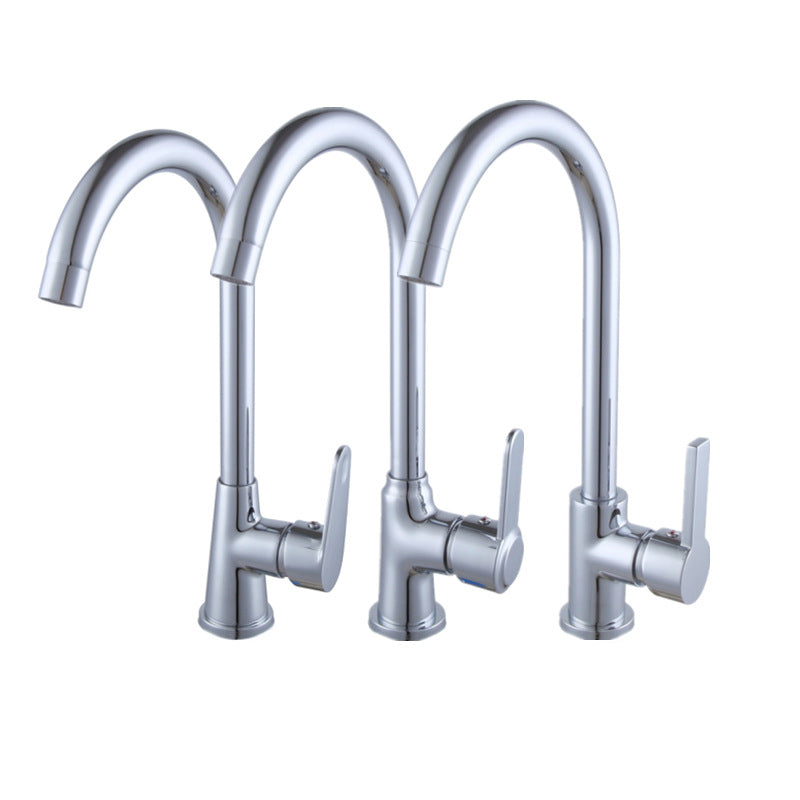 Modern Standard Kitchen Faucet Single Lever High Arch Kitchen Faucet Clearhalo 'Home Improvement' 'home_improvement' 'home_improvement_kitchen_faucets' 'Kitchen Faucets' 'Kitchen Remodel & Kitchen Fixtures' 'Kitchen Sinks & Faucet Components' 'kitchen_faucets' 6510769