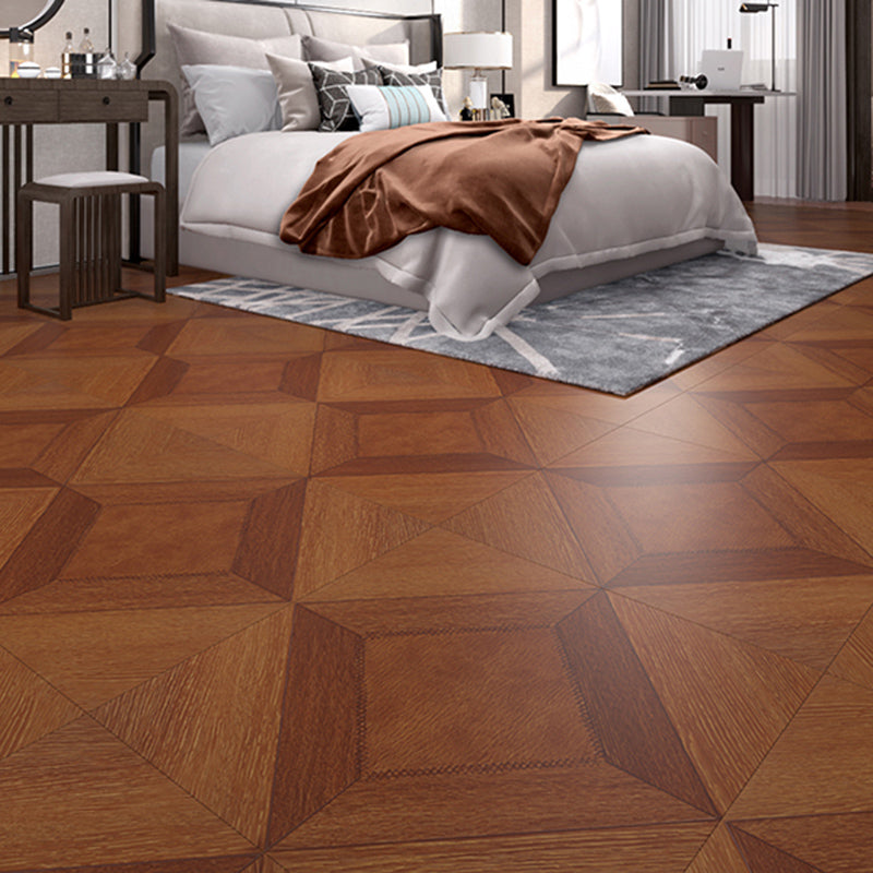 Vintage Laminate Plank Flooring Wood Pattern Living Room Laminate Floor Dark Brown Clearhalo 'Flooring 'Home Improvement' 'home_improvement' 'home_improvement_laminate_flooring' 'Laminate Flooring' 'laminate_flooring' Walls and Ceiling' 6510993