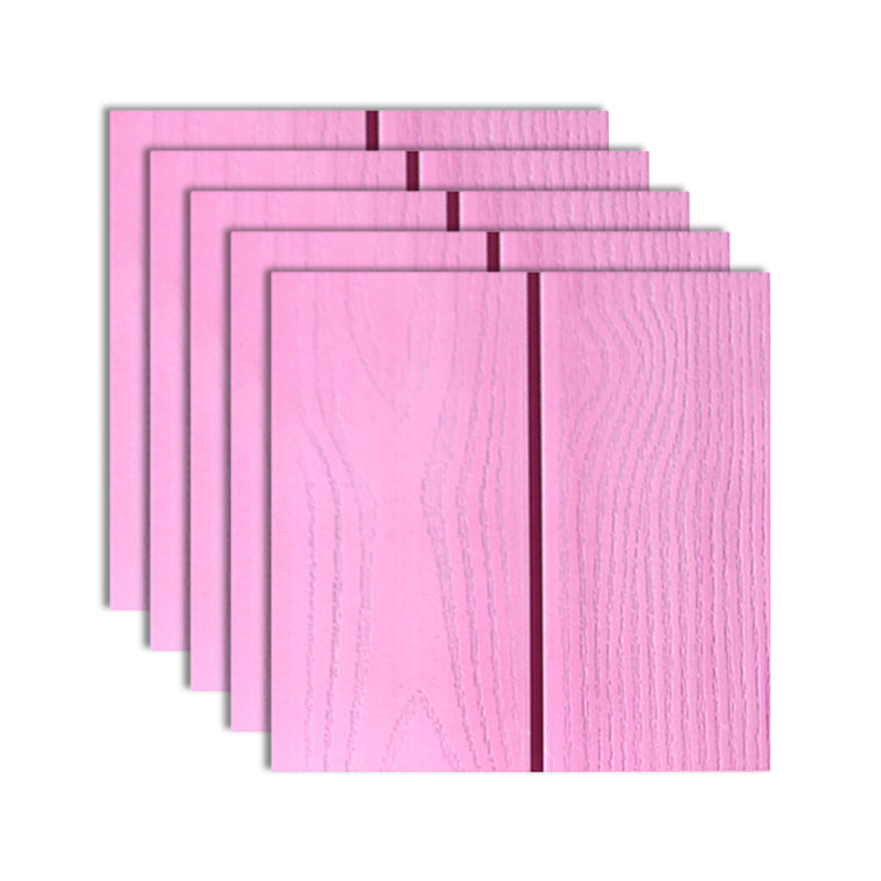 Solid Paneling Waterproof Modern Style Living Room Wood Shiplap Wall Panel (100-Pack) Pink Clearhalo 'Flooring 'Home Improvement' 'home_improvement' 'home_improvement_wall_paneling' 'Wall Paneling' 'wall_paneling' 'Walls & Ceilings' Walls and Ceiling' 6511485