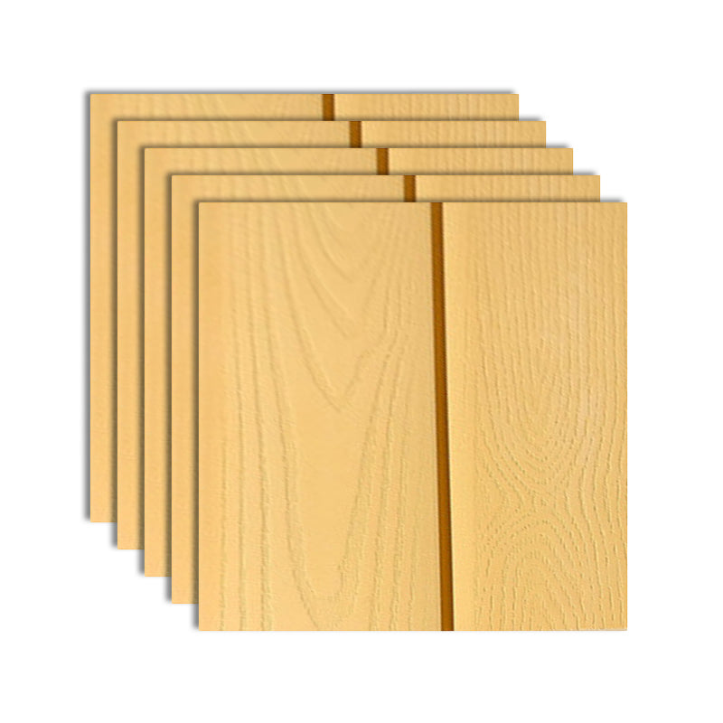Solid Paneling Waterproof Modern Style Living Room Wood Shiplap Wall Panel (100-Pack) Gold Clearhalo 'Flooring 'Home Improvement' 'home_improvement' 'home_improvement_wall_paneling' 'Wall Paneling' 'wall_paneling' 'Walls & Ceilings' Walls and Ceiling' 6511491