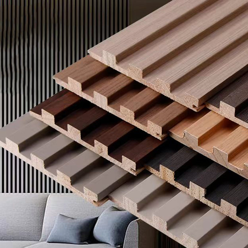 Modern Wall Panel Solid Color Nail Soundproof Living Room Wood Planks (12-Pack) Clearhalo 'Flooring 'Home Improvement' 'home_improvement' 'home_improvement_wall_paneling' 'Wall Paneling' 'wall_paneling' 'Walls & Ceilings' Walls and Ceiling' 6511605