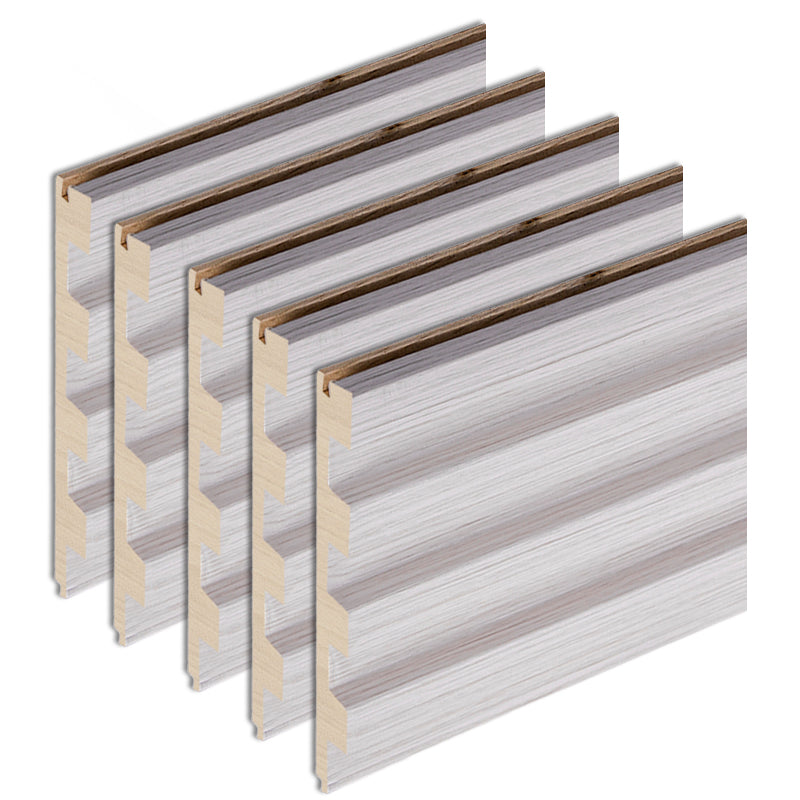 Modern Wall Panel Solid Color Nail Soundproof Living Room Wood Planks (12-Pack) Cream Clearhalo 'Flooring 'Home Improvement' 'home_improvement' 'home_improvement_wall_paneling' 'Wall Paneling' 'wall_paneling' 'Walls & Ceilings' Walls and Ceiling' 6511620