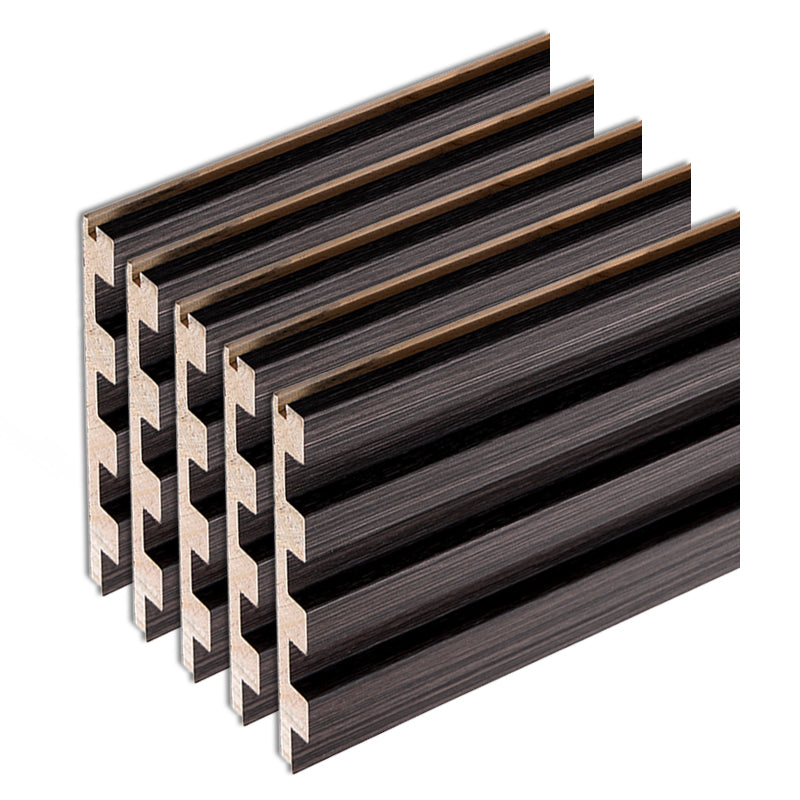Modern Wall Panel Solid Color Nail Soundproof Living Room Wood Planks (12-Pack) Black-Purple Clearhalo 'Flooring 'Home Improvement' 'home_improvement' 'home_improvement_wall_paneling' 'Wall Paneling' 'wall_paneling' 'Walls & Ceilings' Walls and Ceiling' 6511622