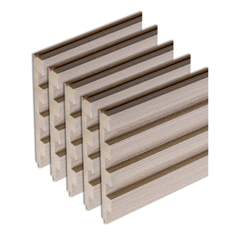 Modern Wall Panel Solid Color Nail Soundproof Living Room Wood Planks (12-Pack) Light Beige Clearhalo 'Flooring 'Home Improvement' 'home_improvement' 'home_improvement_wall_paneling' 'Wall Paneling' 'wall_paneling' 'Walls & Ceilings' Walls and Ceiling' 6511626