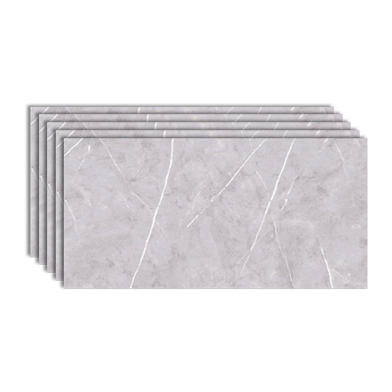 Modern Field Tile/Single Tile PVC Peel and Stick Backsplash Wall Tile Silver Gray Clearhalo 'Flooring 'Home Improvement' 'home_improvement' 'home_improvement_peel_stick_blacksplash' 'Peel & Stick Backsplash Tile' 'peel_stick_blacksplash' 'Walls & Ceilings' Walls and Ceiling' 6511667