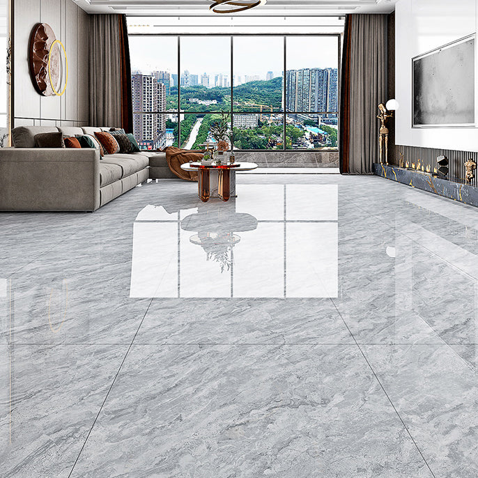 Square Matte Wall Tile Marble Gray Singular Tile for Floor Case Heather Gray 9 Pieces Clearhalo 'Floor Tiles & Wall Tiles' 'floor_tiles_wall_tiles' 'Flooring 'Home Improvement' 'home_improvement' 'home_improvement_floor_tiles_wall_tiles' Walls and Ceiling' 6511784