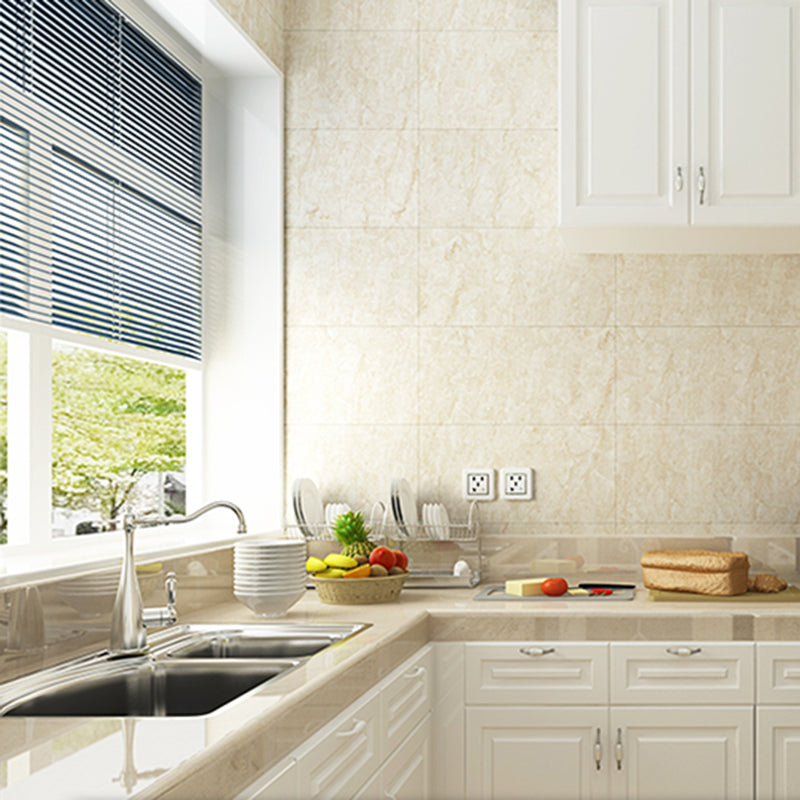 Modern Peel and Stick Backsplash Wall Tile PVC Tile-Peel & Stick Beige 50-Piece Set Clearhalo 'Flooring 'Home Improvement' 'home_improvement' 'home_improvement_peel_stick_blacksplash' 'Peel & Stick Backsplash Tile' 'peel_stick_blacksplash' 'Walls & Ceilings' Walls and Ceiling' 6512064