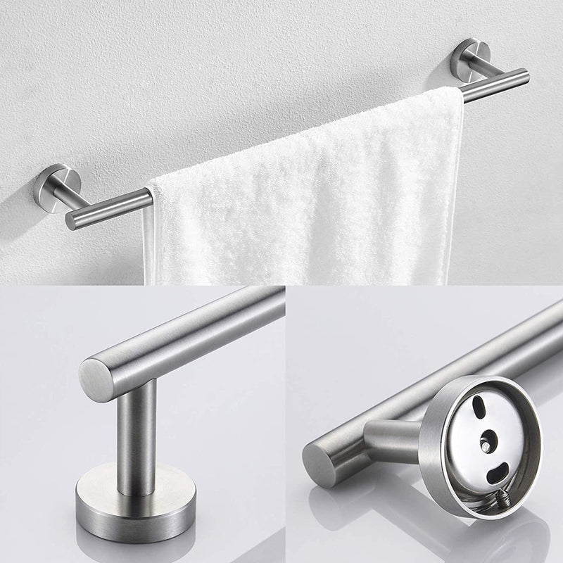 Traditional Bathroom Hardware Accessory Kit Towel Ring/Robe Hooks/ Towel Bar Clearhalo 'Bathroom Hardware Sets' 'Bathroom Hardware' 'Bathroom Remodel & Bathroom Fixtures' 'bathroom_hardware_sets' 'Home Improvement' 'home_improvement' 'home_improvement_bathroom_hardware_sets' 6524181