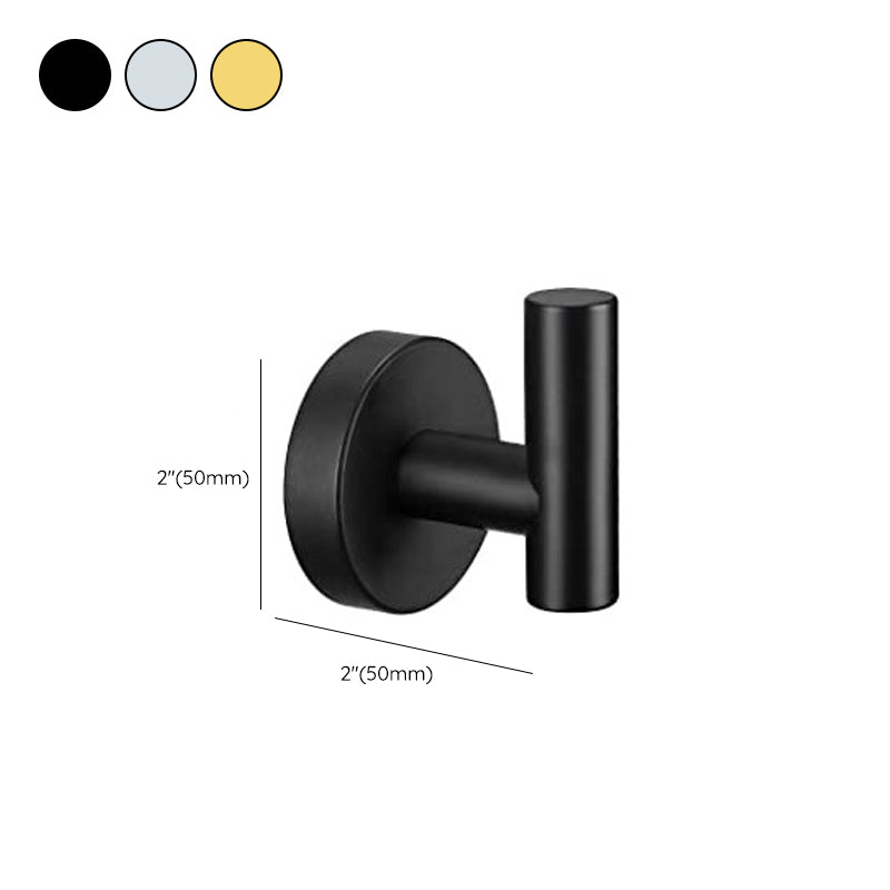 Traditional Bathroom Hardware Accessory Kit Towel Ring/Robe Hooks/ Towel Bar Clearhalo 'Bathroom Hardware Sets' 'Bathroom Hardware' 'Bathroom Remodel & Bathroom Fixtures' 'bathroom_hardware_sets' 'Home Improvement' 'home_improvement' 'home_improvement_bathroom_hardware_sets' 6524193