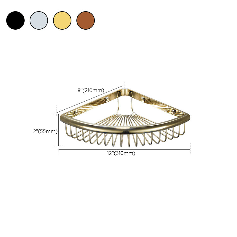 Traditional Brass Bath Hardware Set Bath Shelf Bathroom Accessory Set Clearhalo 'Bathroom Hardware Sets' 'Bathroom Hardware' 'Bathroom Remodel & Bathroom Fixtures' 'bathroom_hardware_sets' 'Home Improvement' 'home_improvement' 'home_improvement_bathroom_hardware_sets' 6524269