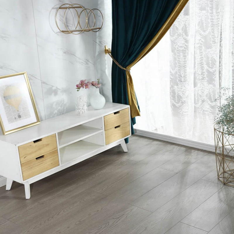 Pine Slip Resistant Laminate Plank Flooring Modern Laminate Floor Warm Gray Clearhalo 'Flooring 'Home Improvement' 'home_improvement' 'home_improvement_laminate_flooring' 'Laminate Flooring' 'laminate_flooring' Walls and Ceiling' 6528544