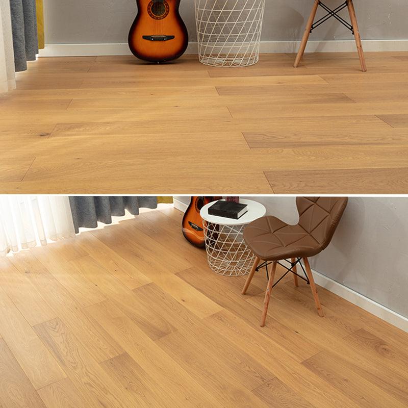 Modern Medium Laminate Flooring Natural Oak Laminate Plank Flooring Clearhalo 'Flooring 'Home Improvement' 'home_improvement' 'home_improvement_laminate_flooring' 'Laminate Flooring' 'laminate_flooring' Walls and Ceiling' 6528671