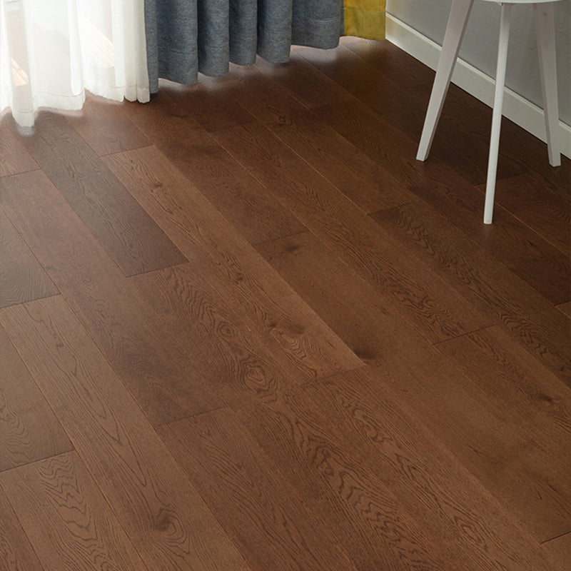 Modern Medium Laminate Flooring Natural Oak Laminate Plank Flooring Walnut Clearhalo 'Flooring 'Home Improvement' 'home_improvement' 'home_improvement_laminate_flooring' 'Laminate Flooring' 'laminate_flooring' Walls and Ceiling' 6528672