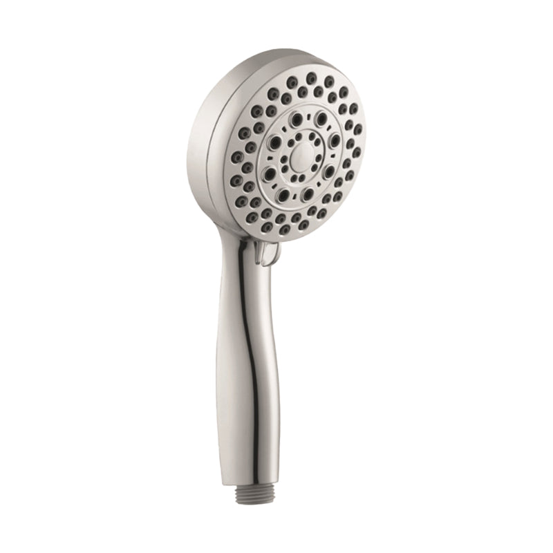 Silver Dual Shower Head Round Rain Fall Wall-Mount Showerhead Clearhalo 'Bathroom Remodel & Bathroom Fixtures' 'Home Improvement' 'home_improvement' 'home_improvement_shower_heads' 'Shower Heads' 'shower_heads' 'Showers & Bathtubs Plumbing' 'Showers & Bathtubs' 6528990