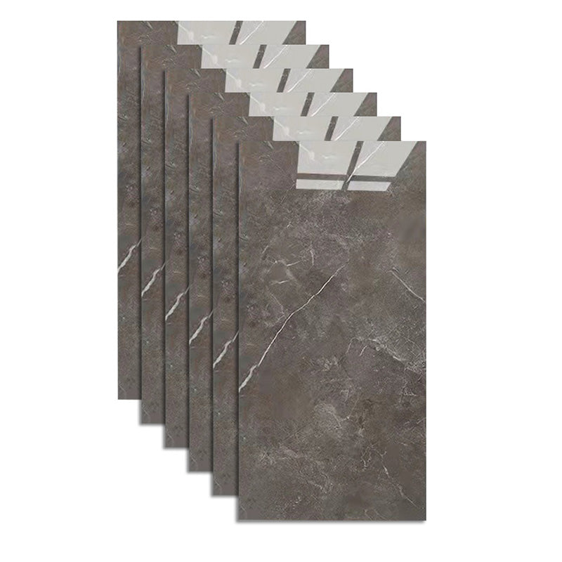 Bathroom Floor Wall Tile Marble Print Rectangle Indoor Wall Tile Grey Clearhalo 'Floor Tiles & Wall Tiles' 'floor_tiles_wall_tiles' 'Flooring 'Home Improvement' 'home_improvement' 'home_improvement_floor_tiles_wall_tiles' Walls and Ceiling' 6531811