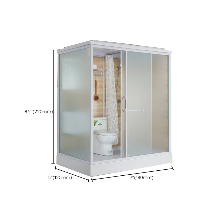 Linear Sliding Shower Enclosure Metal Full Framed Shower Enclosure Clearhalo 'Bathroom Remodel & Bathroom Fixtures' 'Home Improvement' 'home_improvement' 'home_improvement_shower_stalls_enclosures' 'Shower Stalls & Enclosures' 'shower_stalls_enclosures' 'Showers & Bathtubs' 6540900