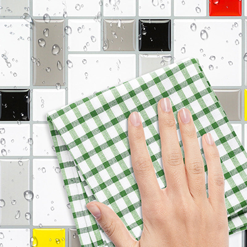 Modern Field Tile Waterproof Peel and Stick Backsplash Tile for Kitchen Clearhalo 'Flooring 'Home Improvement' 'home_improvement' 'home_improvement_peel_stick_blacksplash' 'Peel & Stick Backsplash Tile' 'peel_stick_blacksplash' 'Walls & Ceilings' Walls and Ceiling' 6541468