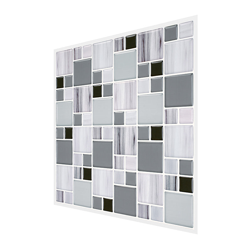 Modern Field Tile Waterproof Peel and Stick Backsplash Tile for Kitchen Clearhalo 'Flooring 'Home Improvement' 'home_improvement' 'home_improvement_peel_stick_blacksplash' 'Peel & Stick Backsplash Tile' 'peel_stick_blacksplash' 'Walls & Ceilings' Walls and Ceiling' 6541471