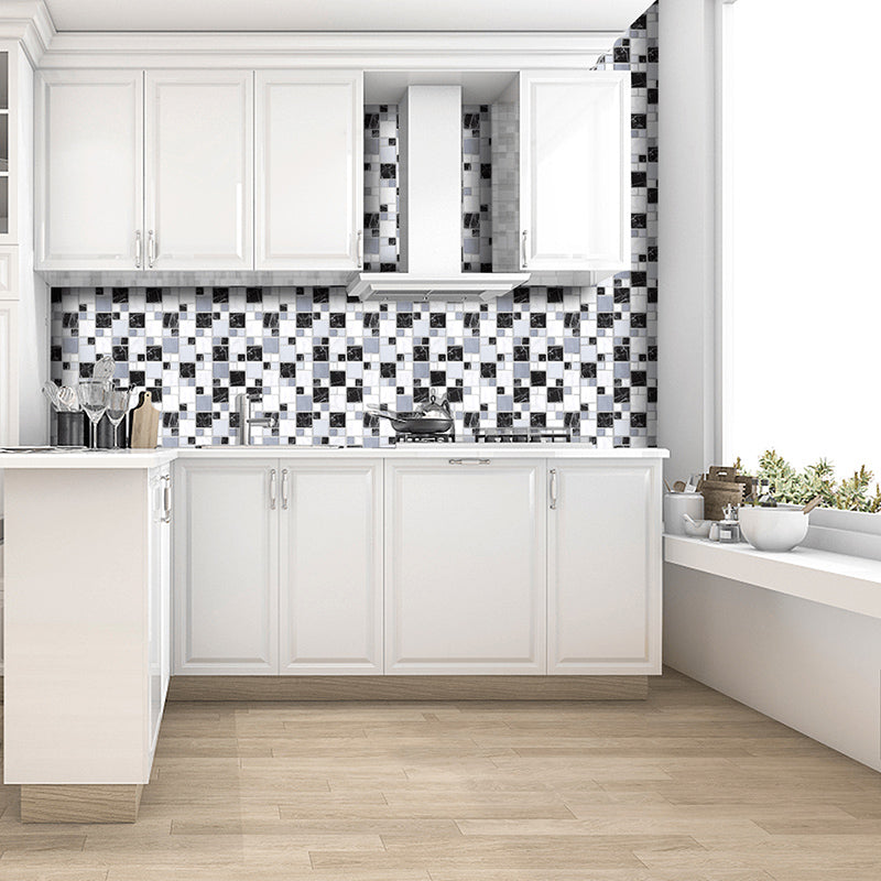 Modern Field Tile Waterproof Peel and Stick Backsplash Tile for Kitchen Clearhalo 'Flooring 'Home Improvement' 'home_improvement' 'home_improvement_peel_stick_blacksplash' 'Peel & Stick Backsplash Tile' 'peel_stick_blacksplash' 'Walls & Ceilings' Walls and Ceiling' 6541473