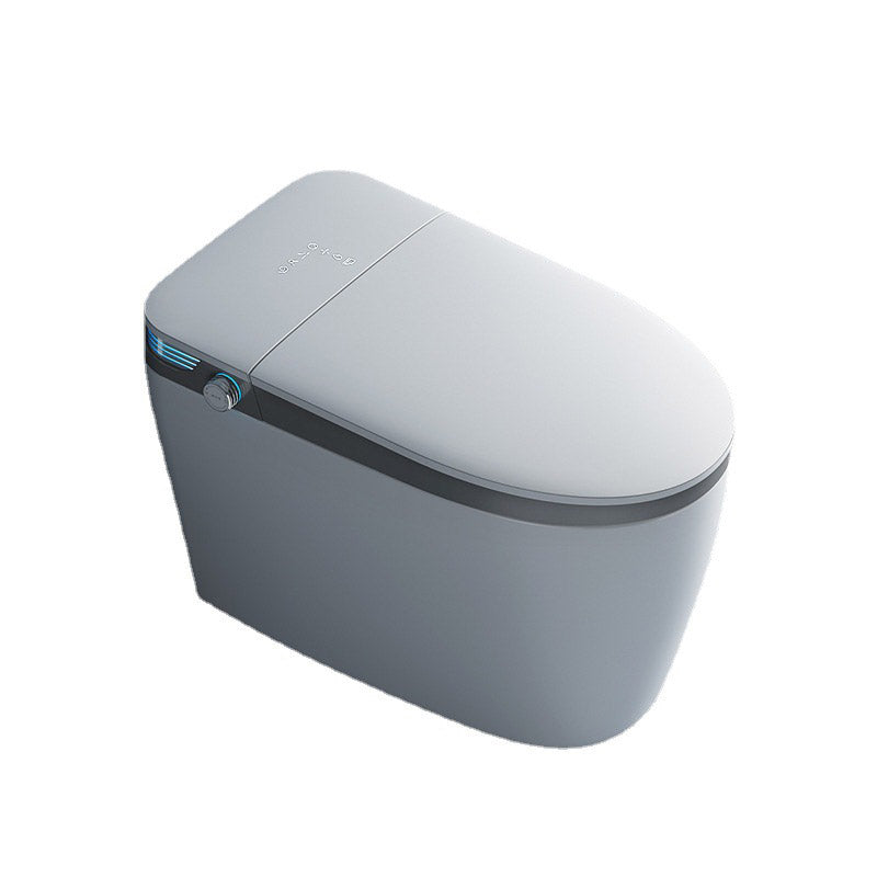 Contemporary One Piece Toilet Floor Mounted Toilet Bowl with Slow Close Seat for Washroom Clearhalo 'Bathroom Remodel & Bathroom Fixtures' 'Home Improvement' 'home_improvement' 'home_improvement_toilets' 'Toilets & Bidets' 'Toilets' 6542533