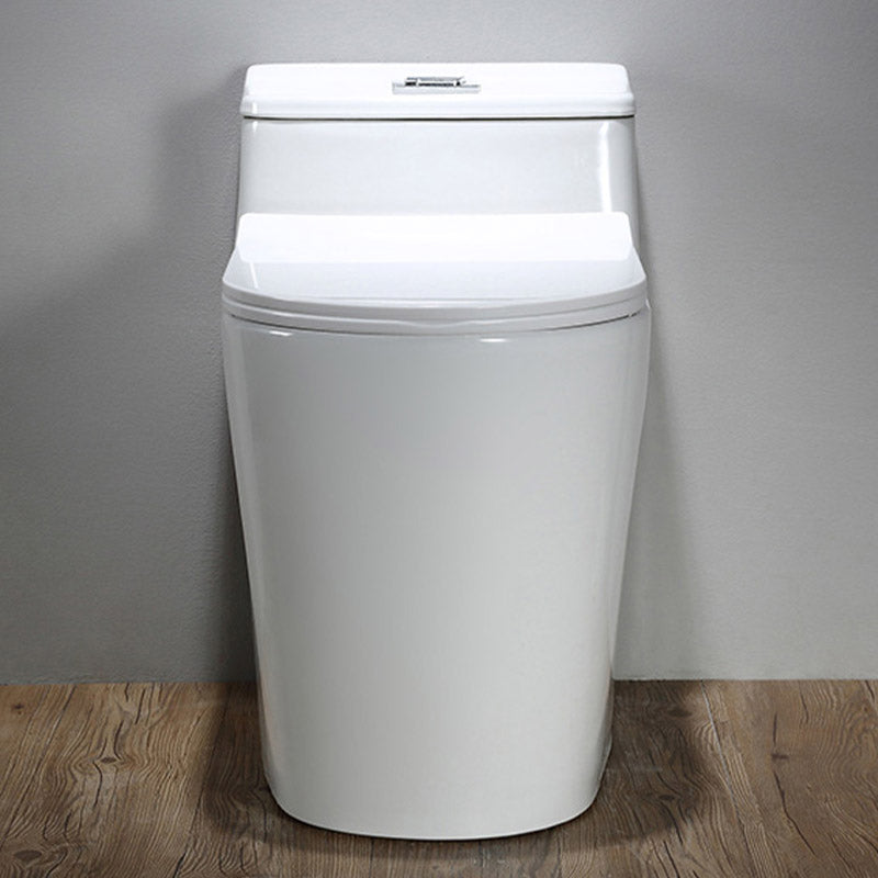 Traditional All-In-One Skirted Toilet Bowl Siphon Jet Toilet with Seat for Bathroom 15"L x 27"W x 24"H 14" Clearhalo 'Bathroom Remodel & Bathroom Fixtures' 'Home Improvement' 'home_improvement' 'home_improvement_toilets' 'Toilets & Bidets' 'Toilets' 6542597